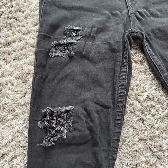 True Religion Black skinny jeans with silver studs Size 28 - Picture 3 of 8